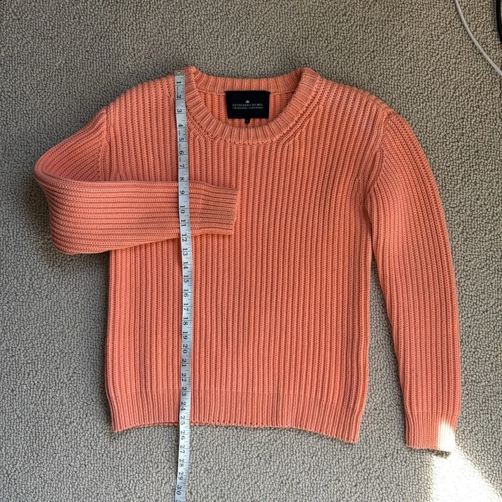 Designers Remix Charlotte Eskildsen coral chunky knit sweater - Picture 3 of 6